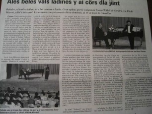 8f La Usc di Ladins-Canzoni e ballate ladine Ladinische Lieder und Balladen Ladin songs and ballads