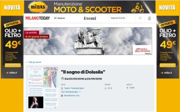Screenshot Milano today Il sogno di Dolasila - Dolasilla Susy Rottonara