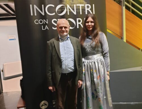 Il grembiule d’arte di ROTT all’Olimpiade culturale in Valtellina